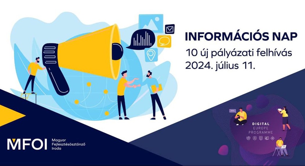 Július 11. – a Digitális Európa Program online Információs Napja