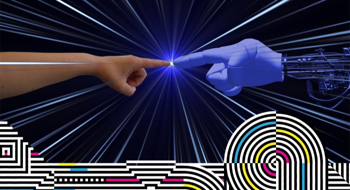 Robot és ember kéz a kézben, MI-t hoz a holnap?