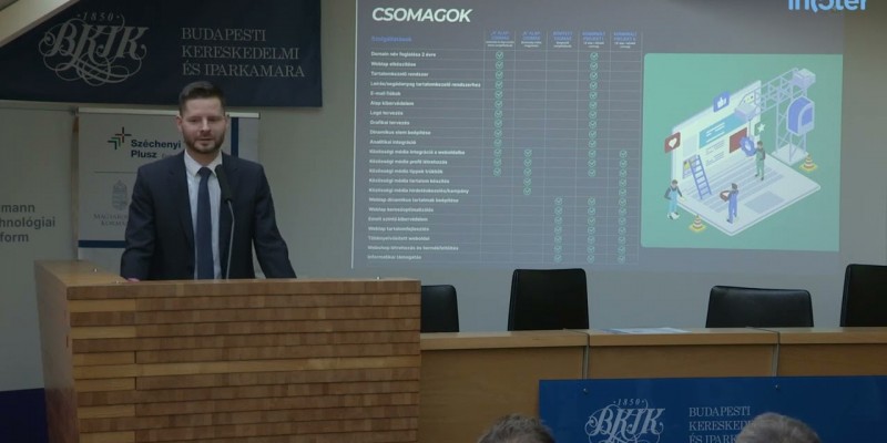 MVP 2.0 szakmai fórum – Szentgyörgyi Balázs: Minden vállalkozásnak legyen saját honlapja!